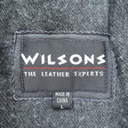 WILSONS 90s Leather Car Coar レザー カーコート チェスターコート L ブラック ウエストベルト付き 90年代