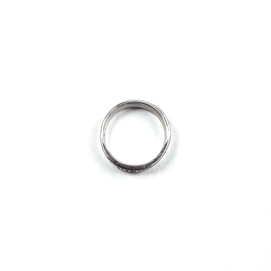 HARLEY DAVIDSON Embossed Logo Silver Ring, Size 18, 925, USA Hallmark RL6