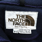 THE NORTH FACE 80s Made in USA Vintage Pullover Fleece Jacket, Small, Navy, Half Zip, High Neck, Stand Collar, Brown Tag, TALON Zip