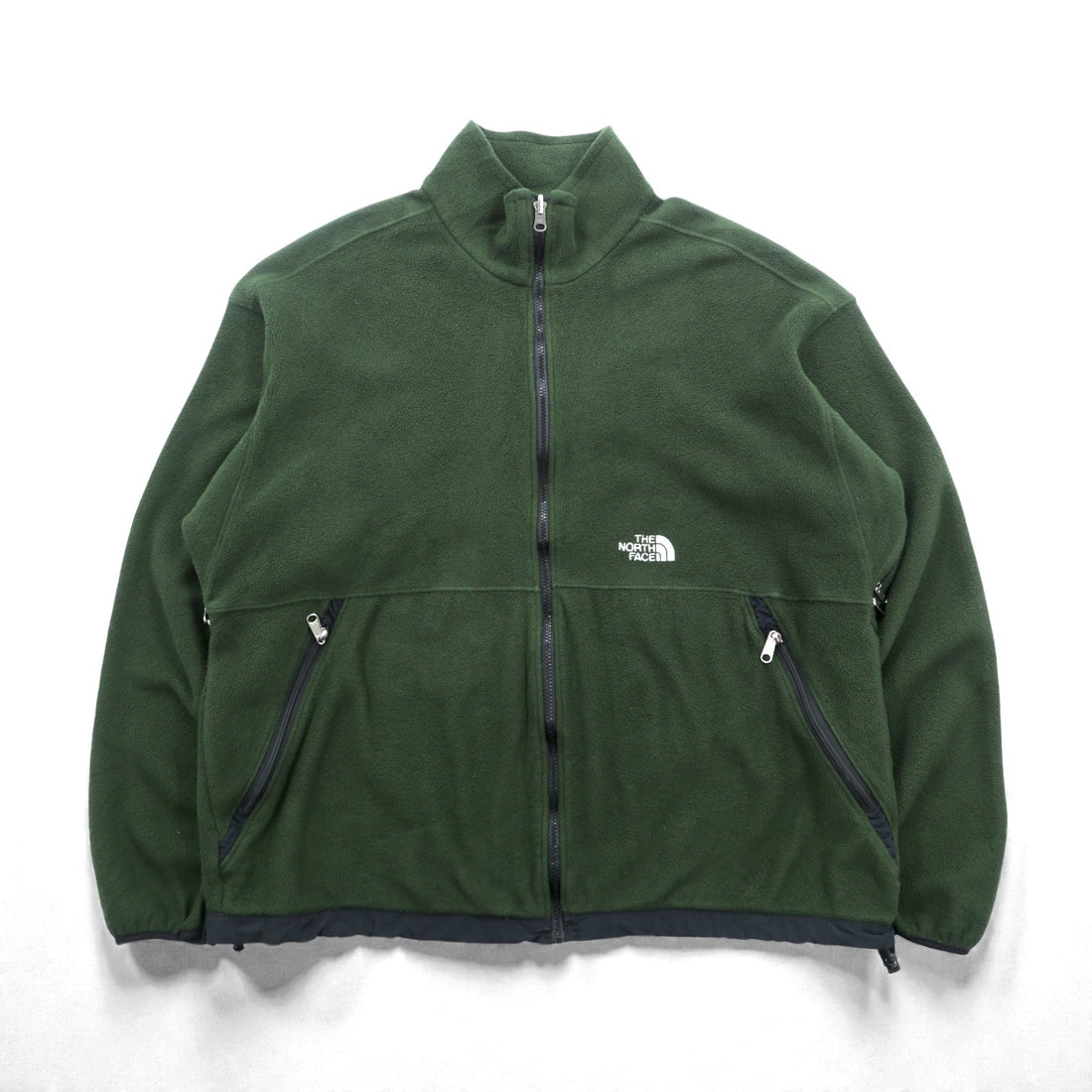 THE NORTH FACE 90s POLARTEC Fleece Jacket 2XL Khaki Drawcord Ventilation Pumori 88042