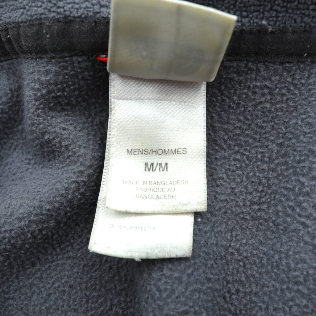 THE NORTH FACE Stand Collar Full Zip Fleece Jacket M Drawcord Gray
