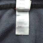THE NORTH FACE Stand Collar Full Zip Fleece Jacket M Drawcord Gray