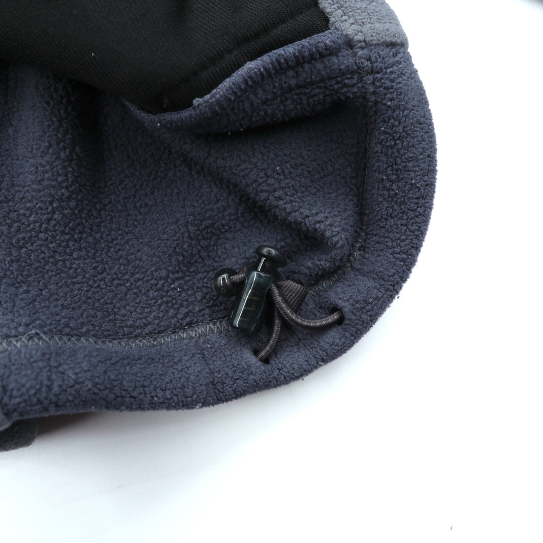 THE NORTH FACE Stand Collar Full Zip Fleece Jacket M Drawcord Gray