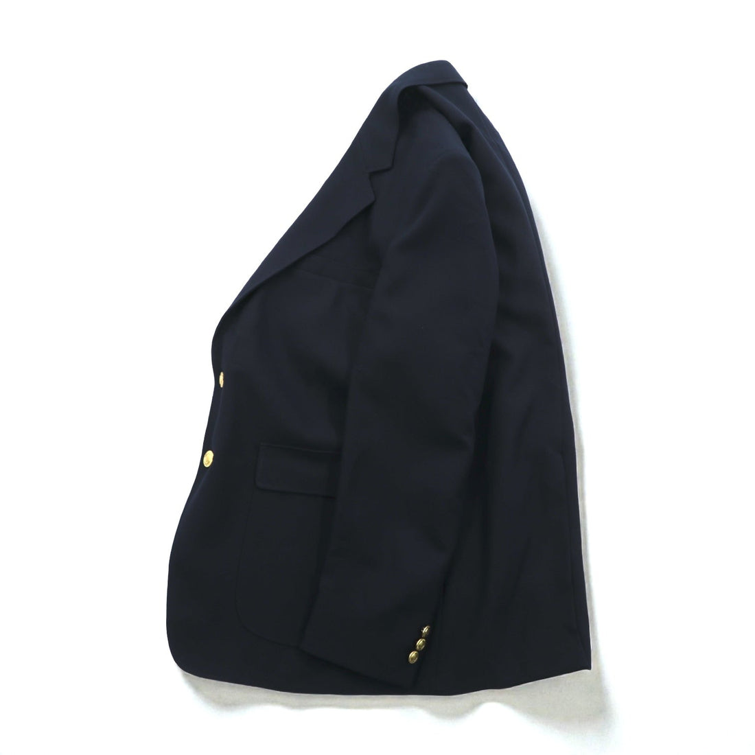 Sears 70年代 USA製 2B テーラードジャケット ブレザー M ネイビー 金ボタン 紺ブレ PERMA-PREST CLASSIC COLLECTION