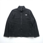 THE NORTH FACE Quick Dry FLASHDRY Fleece Jacket XL Black Drawcord Stand Collar RDT300 AOFC