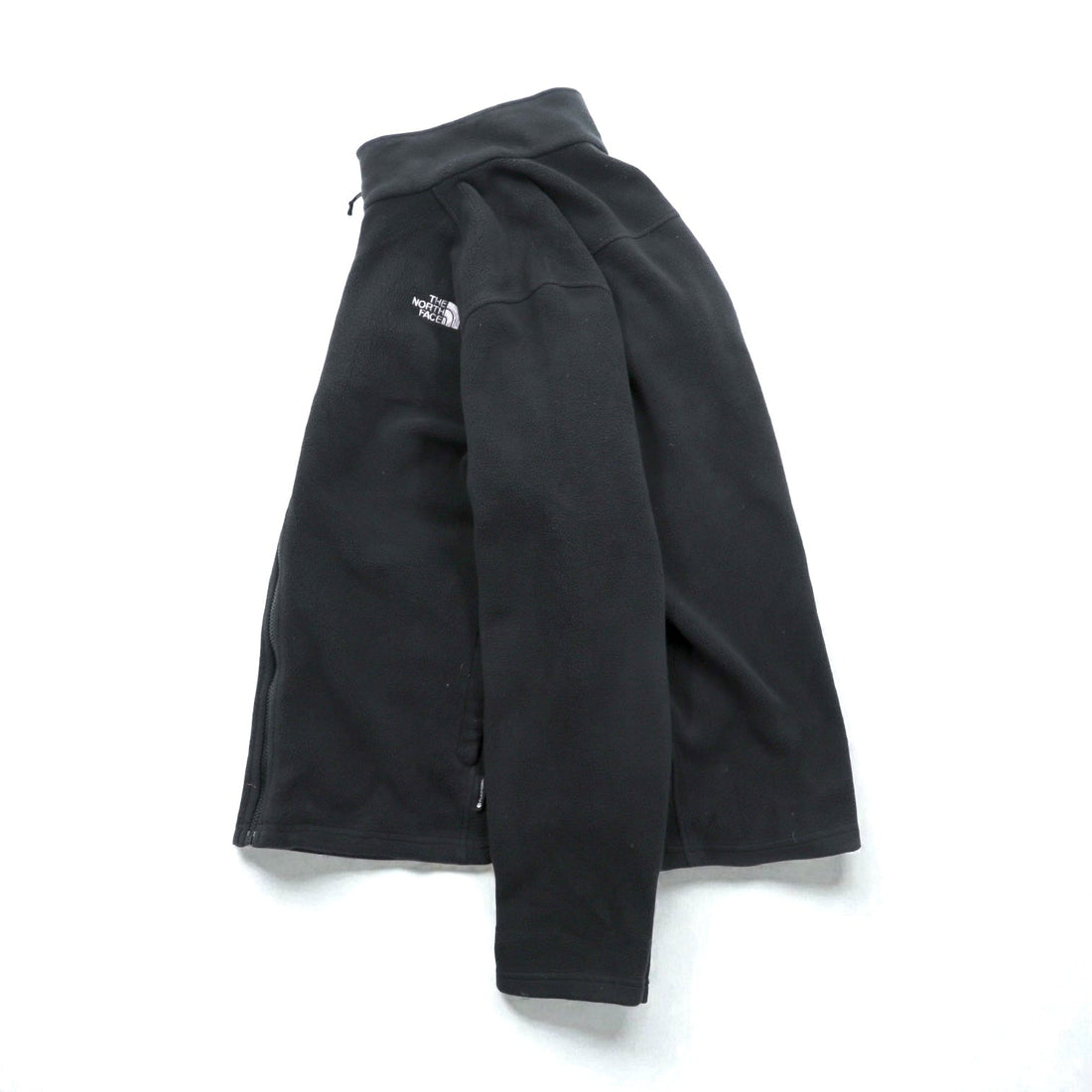 THE NORTH FACE Quick Dry FLASHDRY Fleece Jacket XL Black Drawcord Stand Collar RDT300 AOFC
