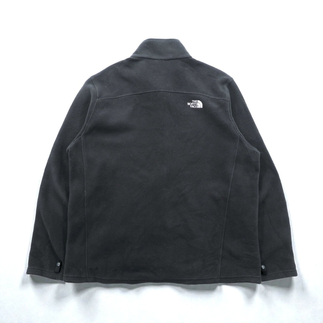 THE NORTH FACE Quick Dry FLASHDRY Fleece Jacket XL Black Drawcord Stand Collar RDT300 AOFC
