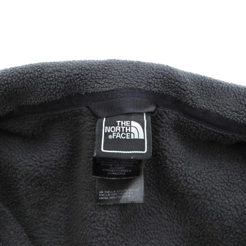 THE NORTH FACE Quick Dry FLASHDRY Fleece Jacket XL Black Drawcord Stand Collar RDT300 AOFC