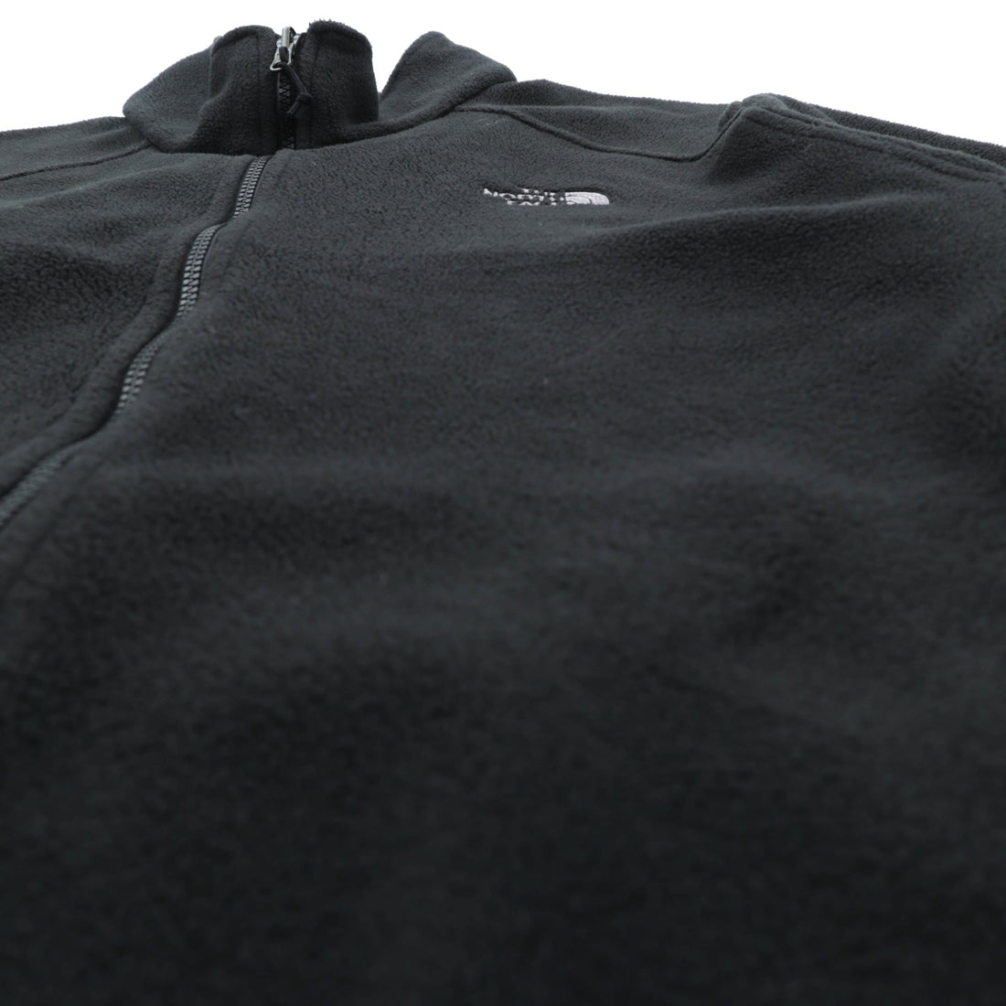 THE NORTH FACE Quick Dry FLASHDRY Fleece Jacket XL Black Drawcord Stand Collar RDT300 AOFC