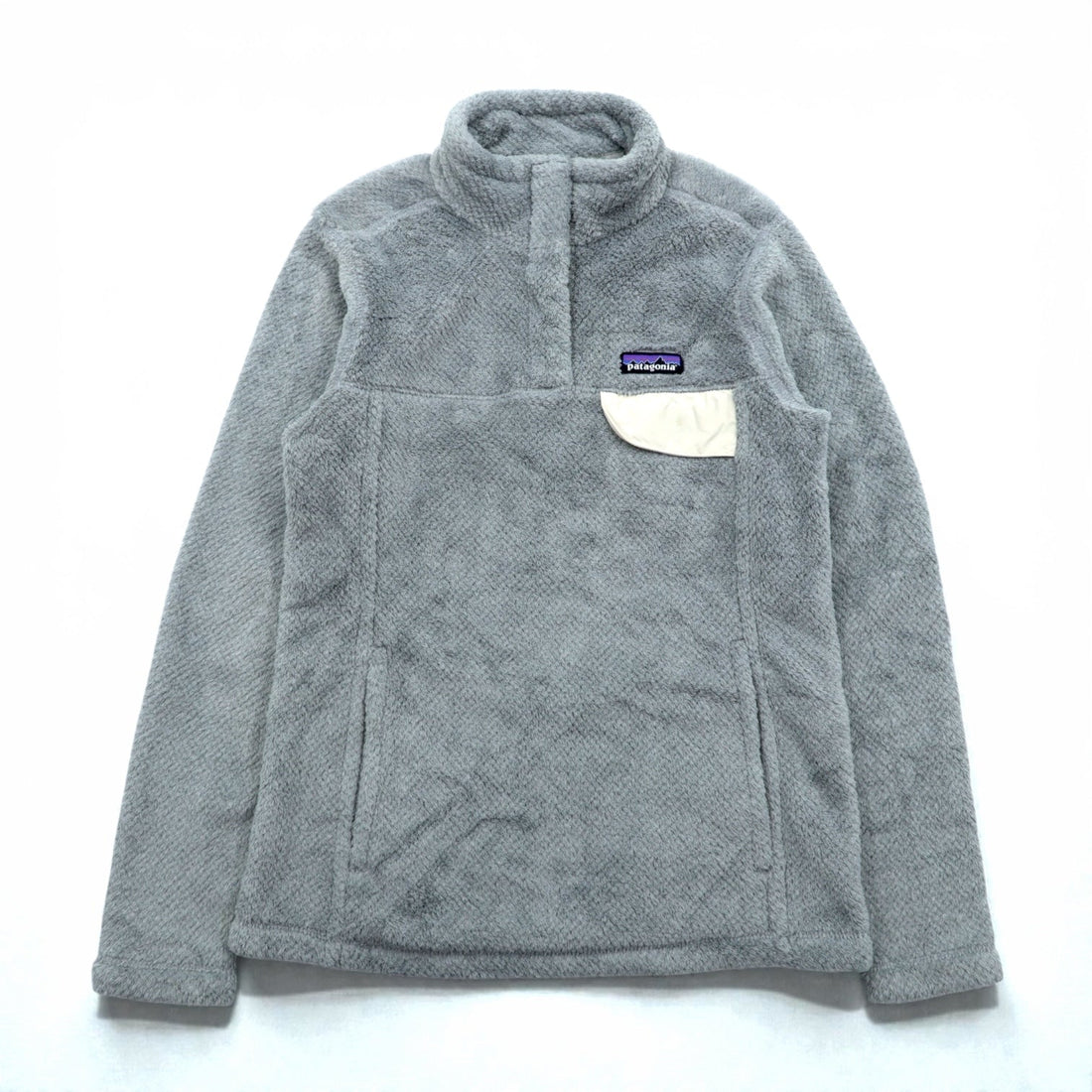 Patagonia Retool Snap-T Pullover Polartec Fleece Jacket, XS, Stand Collar, Thermal Pro, Gray, 25443