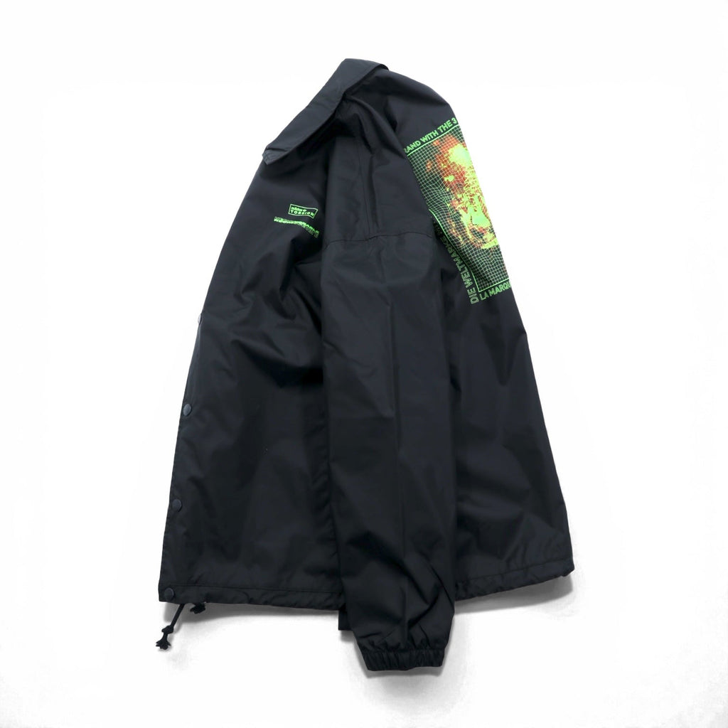 adidas Originals Coach Jacket, XL, Black Drawcord Nylon Torison Retro (GD6012)