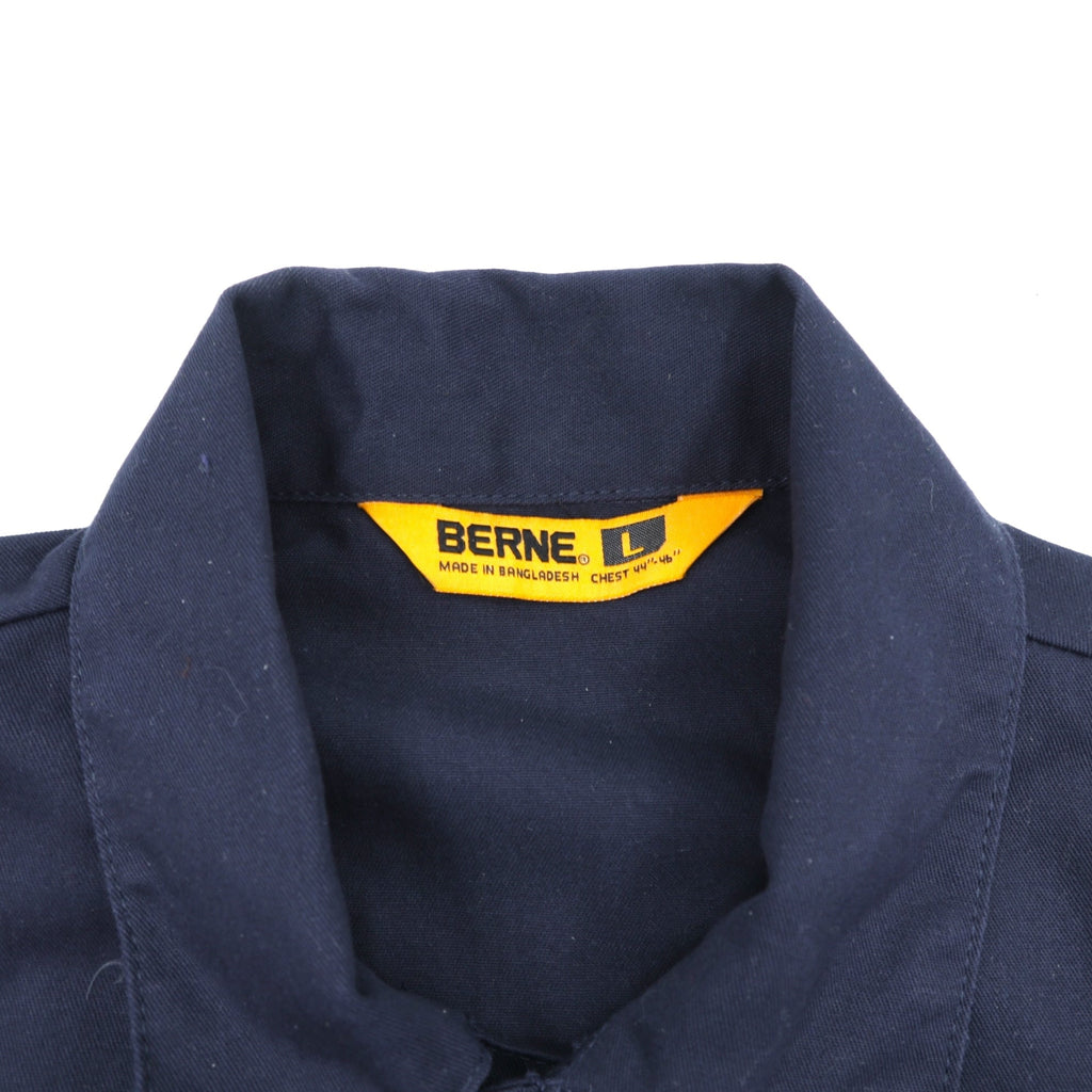 BERNE All-in-One Jumpsuit, Size L, Navy, TALON Zip, C210NV