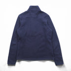 THE NORTH FACE Half Zip Fleece Jacket M Navy Stand Collar Chest Pocket A7TM Overseas Standards