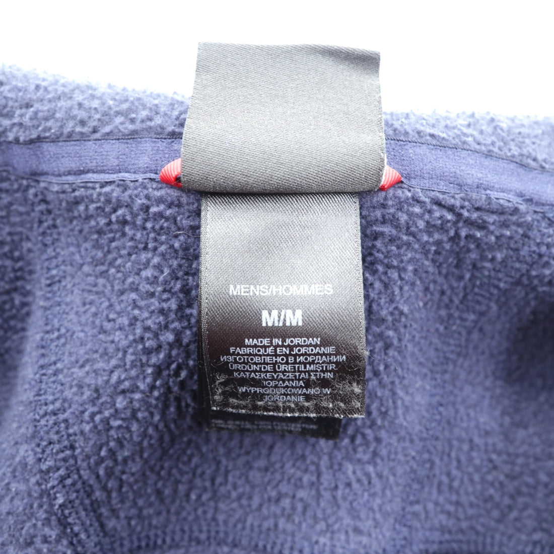 THE NORTH FACE Half Zip Fleece Jacket M Navy Stand Collar Chest Pocket A7TM Overseas Standards
