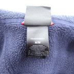 THE NORTH FACE Half Zip Fleece Jacket M Navy Stand Collar Chest Pocket A7TM Overseas Standards
