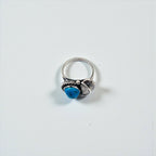 Vintage Indian Jewelry Sterling Silver Ring ターコイズ フェザー リング 指輪 10号 シルバー STERLING 刻印 インディアンジュエリー