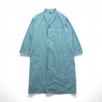 Polo Ralph Lauren 90s Gown Robe XL Green Check Small Pony Embroidery Pajama Long Shirt Jacket