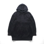 adidas Originals Velour Pullover Hoodie, XL, Black, with a Big Trefoil Logo. ADICOLOR HOODIE IN OVERSIZED FIT. CY3549