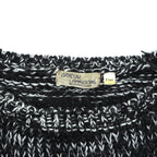 CRYSTAL RAINBOW 90s Vintage Patchwork Low Gauge Design Knit Sweater FREE