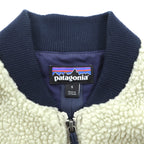 Patagonia Retro X Bomber Jacket, discontinued, Boa Fleece Size S, Natural Navy, 22830