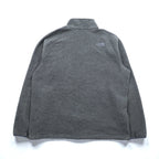 THE NORTH FACE フルジップ フリースジャケット XL グレー ドローコード スタンドカラー C704
