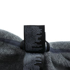 THE NORTH FACE フルジップ フリースジャケット XL グレー ドローコード スタンドカラー C704