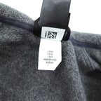 THE NORTH FACE フルジップ フリースジャケット XL グレー ドローコード スタンドカラー C704