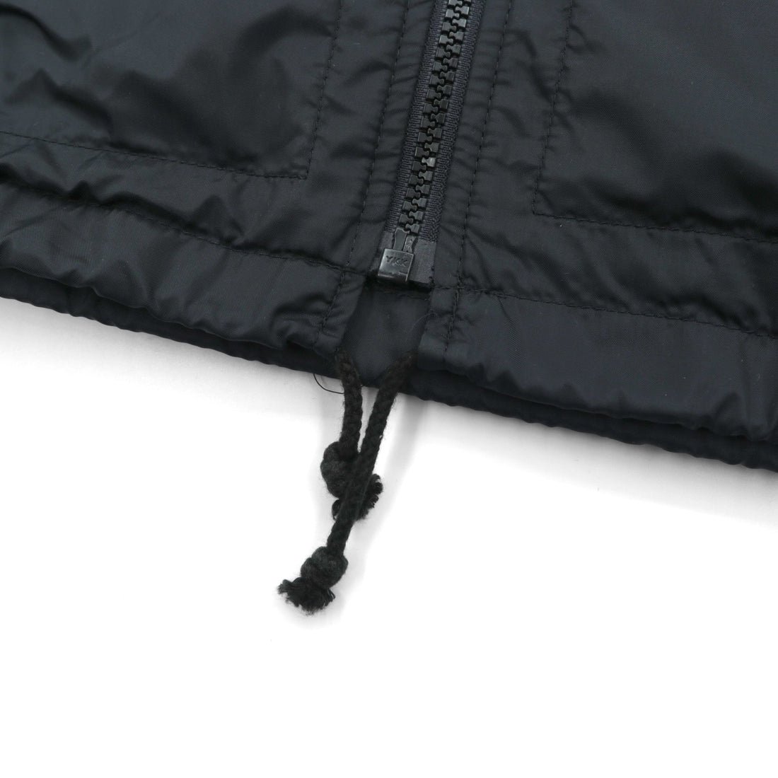 adidas 90s Descente Vintage Zip-Up Coach Jacket, Size L, Black Nylon