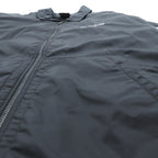 adidas 90s Descente Vintage Zip-Up Coach Jacket, Size L, Black Nylon