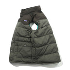 Patagonia Slingshot Down Vest, Snap Button, XL, Brown, Western Style, 27571FA12