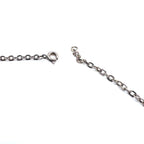 CHARLEY Vintage Navajo Necklace with Feather, Silver, Sterling Hallmark Indian Jewelry