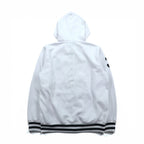 Polo Ralph Lauren 90s Big Pony Embroidery Zip Hoodie XL White Cotton Ribline