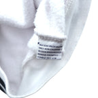 Polo Ralph Lauren 90s Big Pony Embroidery Zip Hoodie XL White Cotton Ribline