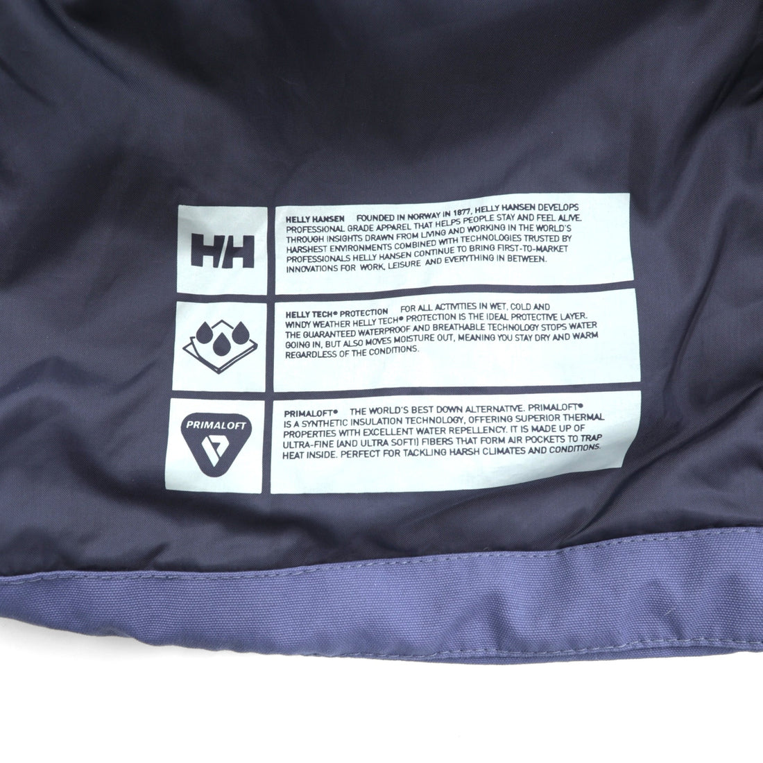 HELLY HANSEN プリマロフト 中綿 マウンテンパーカー L ネイビー 防水 PRIMA LOFT HELLY TECH