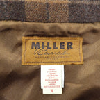 MILLER RANCH 90年代 ヴィンテージ ツイード ベスト L ブラウン チェック ウール