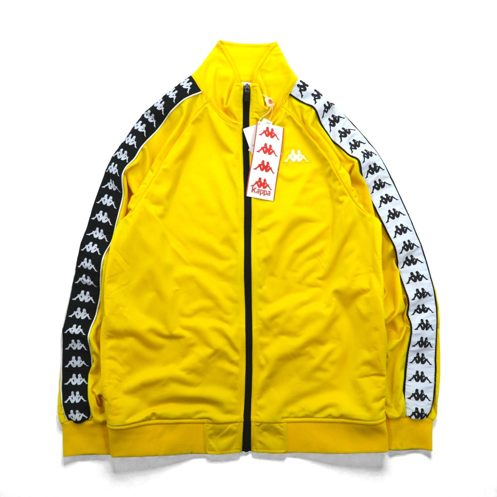 Kappa Track Jacket Jersey L Yellow 222 BANDA ANNISTON Sideline Tape Logo 3502050 Unused