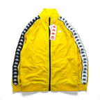 Kappa Track Jacket Jersey L Yellow 222 BANDA ANNISTON Sideline Tape Logo 3502050 Unused
