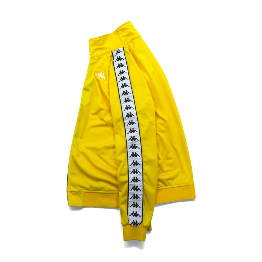 Kappa Track Jacket Jersey L Yellow 222 BANDA ANNISTON Sideline Tape Logo 3502050 Unused