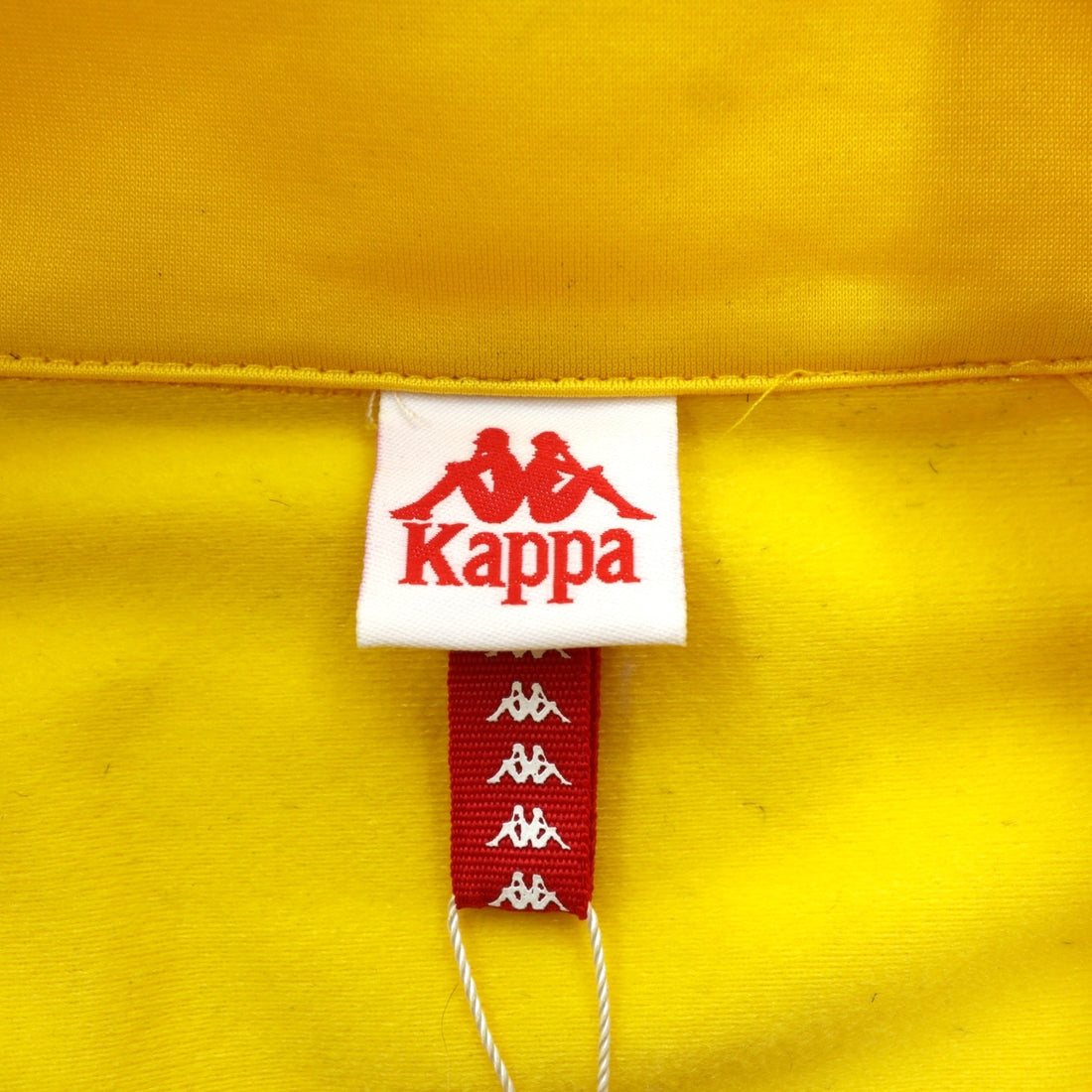 Kappa Track Jacket Jersey L Yellow 222 BANDA ANNISTON Sideline Tape Logo 3502050 Unused