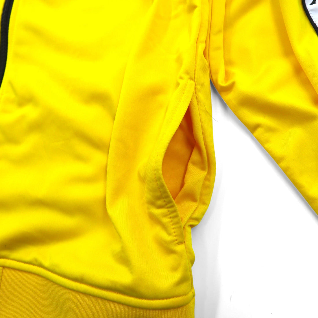 Kappa Track Jacket Jersey L Yellow 222 BANDA ANNISTON Sideline Tape Logo 3502050 Unused