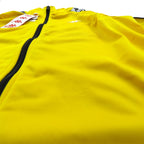 Kappa Track Jacket Jersey L Yellow 222 BANDA ANNISTON Sideline Tape Logo 3502050 Unused