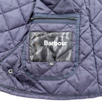 Barbour キルティングジャケット LIDDESDALE JACKET XL ネイビー 襟コーデュロイ 中綿 MQU0001NY91