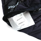 Barbour キルティングジャケット LIDDESDALE JACKET XL ネイビー 襟コーデュロイ 中綿 MQU0001NY91
