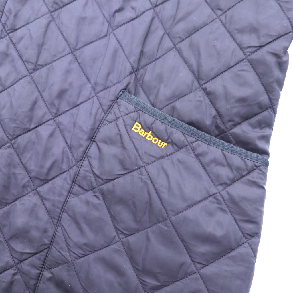 Barbour キルティングジャケット LIDDESDALE JACKET XL ネイビー 襟コーデュロイ 中綿 MQU0001NY91