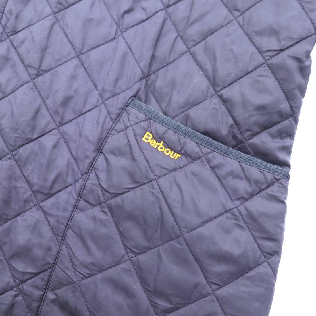 Barbour キルティングジャケット LIDDESDALE JACKET XL ネイビー 襟コーデュロイ 中綿 MQU0001NY91