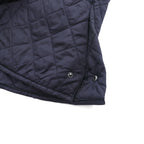 Barbour キルティングジャケット LIDDESDALE JACKET XL ネイビー 襟コーデュロイ 中綿 MQU0001NY91