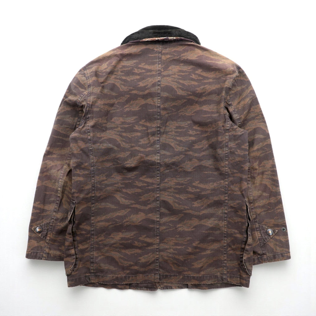 FULLCOUNT Boa Rips Top Deck Jacket, Size L, Camouflage Tiger Camo, Made in Japan