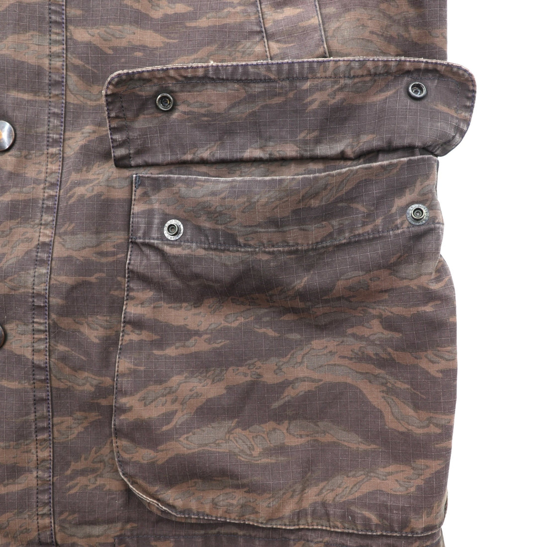 FULLCOUNT Boa Rips Top Deck Jacket, Size L, Camouflage Tiger Camo, Made in Japan