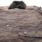 FULLCOUNT Boa Rips Top Deck Jacket, Size L, Camouflage Tiger Camo, Made in Japan
