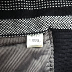 80s Japan Vintage Blouson ジップアップ ボンバージャケット M ウール ストライプ MEN'S WEAR WIN 80年代 日本製